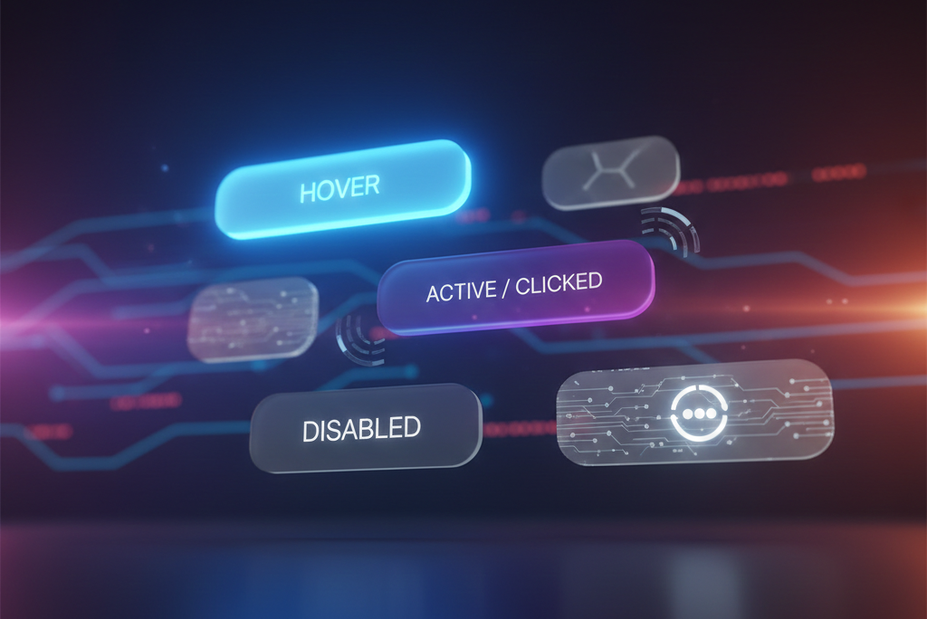 Los estados de los botones en un Sitio Web